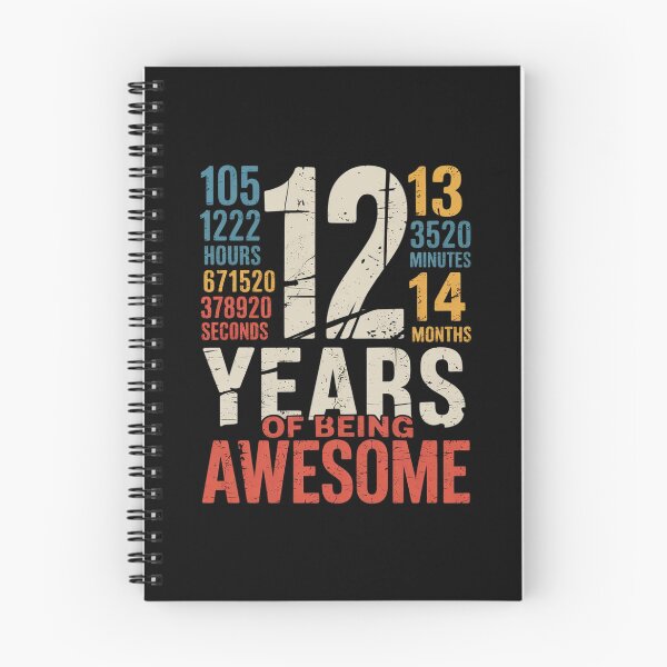 Item preview, 12 Years 144 Months Of Being Awesome 12th Birthday  designed and sold by MathisBellanger.