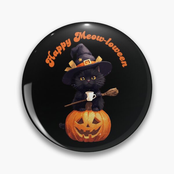 Artikelvorschau, Fröhliches Miau-Loween (Halloween V3.0) entworfen und verkauft von AVLVision.