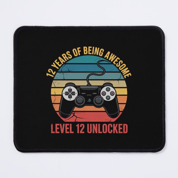 Item preview, 12 YEARS AWESOME LEVEL 12 UNLOCKED 12th Birthday Game  designed and sold by MathisBellanger.