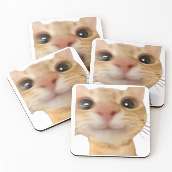 Item preview, cute happy cat meme designed and sold by Shrewd Mood.