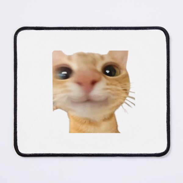Item preview, cute happy cat meme designed and sold by Shrewd Mood.