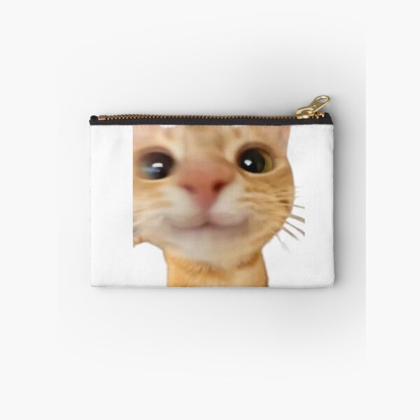 Item preview, cute happy cat meme designed and sold by Shrewd Mood.