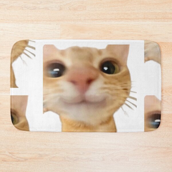 Item preview, cute happy cat meme designed and sold by Shrewd Mood.