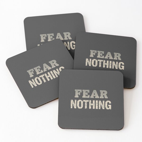 Item preview, Fear Nothing – Condensed Bold Statement Tee designed and sold by EcoArtTees.