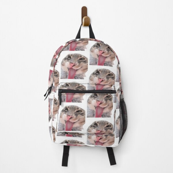 Item preview, cat with tongue out meme designed and sold by Shrewd Mood.