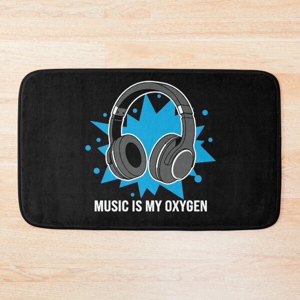 Item preview, Music Is My Oxygen – Headphones Vibes designed and sold by Wear The Sound.