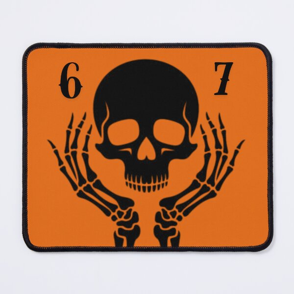 Item preview, 67 Skeleton Hand Halloween- Funny t-shirt designed and sold by GreatLion1017.