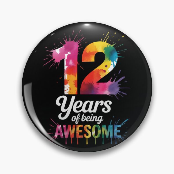 Item preview, 12 YEARS OF BEING AWESOME SOCCER 12TH BIRTHDAY  designed and sold by MathisBellanger.