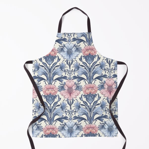 Artikelvorschau, Jugendstil, Lotus, Blau, Blumen-, Seamless, Muster entworfen und verkauft von Atlas Kai.