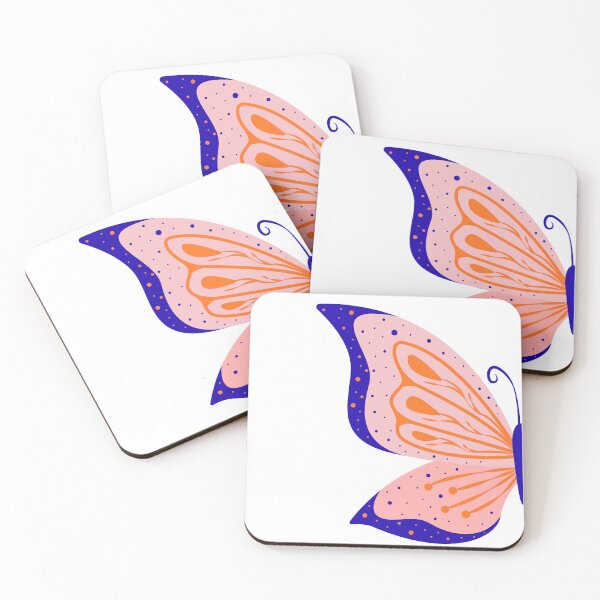 Item preview, Blue & Orange Butterfly Illustration designed and sold by arteena.