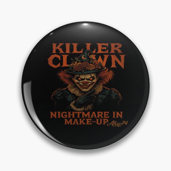 Item preview, Killer Clown – Nightmare in Make-Up designed and sold by alizo74.
