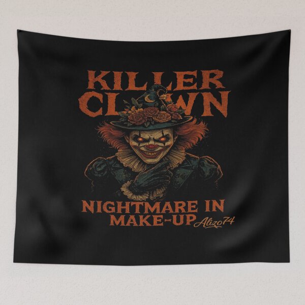 Item preview, Killer Clown – Nightmare in Make-Up designed and sold by alizo74.