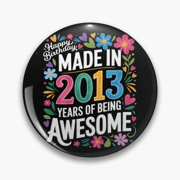 Item preview, 12 Years Old Made In 2013 Floral 12th Birthday Girls  designed and sold by MathisBellanger.