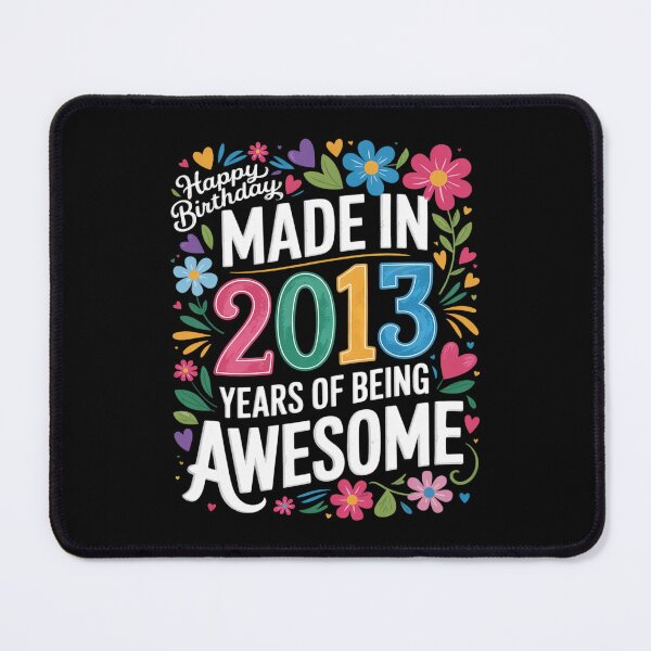 Item preview, 12 Years Old Made In 2013 Floral 12th Birthday Girls designed and sold by MathisBellanger.