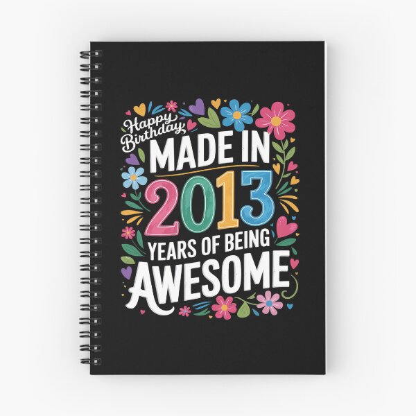 Item preview, 12 Years Old Made In 2013 Floral 12th Birthday Girls  designed and sold by MathisBellanger.