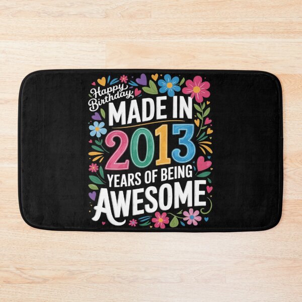 Item preview, 12 Years Old Made In 2013 Floral 12th Birthday Girls  designed and sold by MathisBellanger.