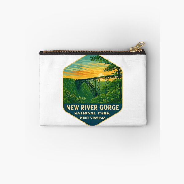 Item preview, New River Gorge National Park Retro Bridge Sticker designed and sold by Ismeal Von.