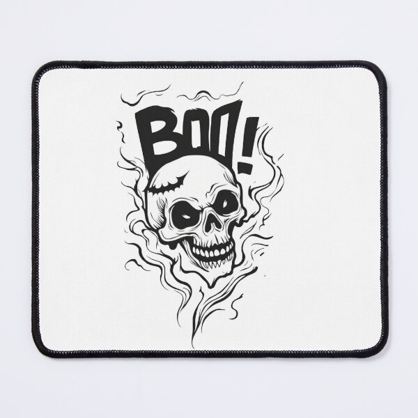 Item preview, BOO! Ghostfire Skull designed and sold by STRplatinum.
