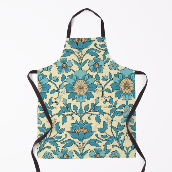 Artikelvorschau, Jugendstil, Lotus, Blau, Blumen-, Seamless, Muster entworfen und verkauft von Atlas Kai.