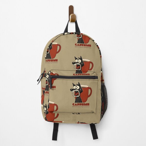 Item preview, Caffeine Withdrawal Symptoms cartoon dog designed and sold by AfricaSkyBlue.