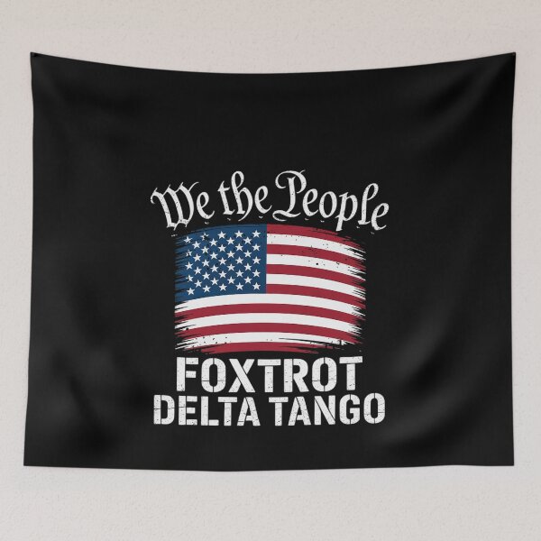 Item preview, 8647 Anti Trump Foxtrots Deltas Tangos Impeach 47 86 47 Flag  designed and sold by MonsterBuddiess.