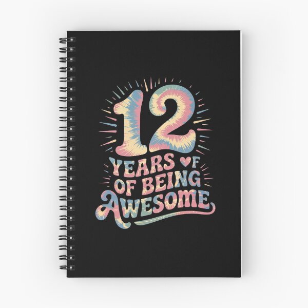 Item preview, 12th Birthday Idea Tie-Dye 12 Year Of Being Awesome  designed and sold by MathisBellanger.