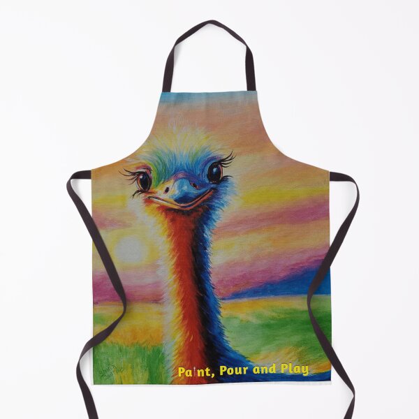 Item preview, Rise Above – Inspirational Ostrich Art A  designed and sold by PaintPourPlay.