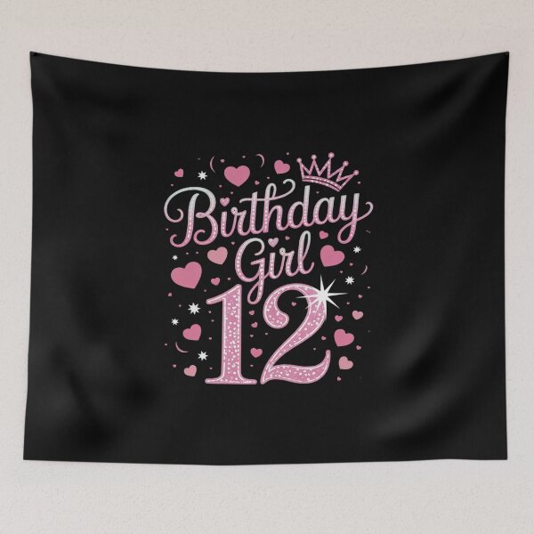 Item preview, 12th Birthday Girl Crown 12 Years Old Bday  designed and sold by MathisBellanger.