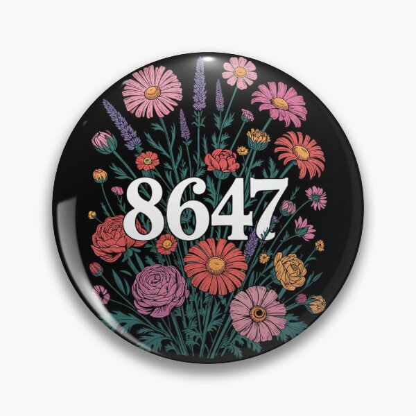 Item preview, 8647 Subtle Anti Trump 86 47 Floral Boho Style1  designed and sold by MonsterBuddiess.