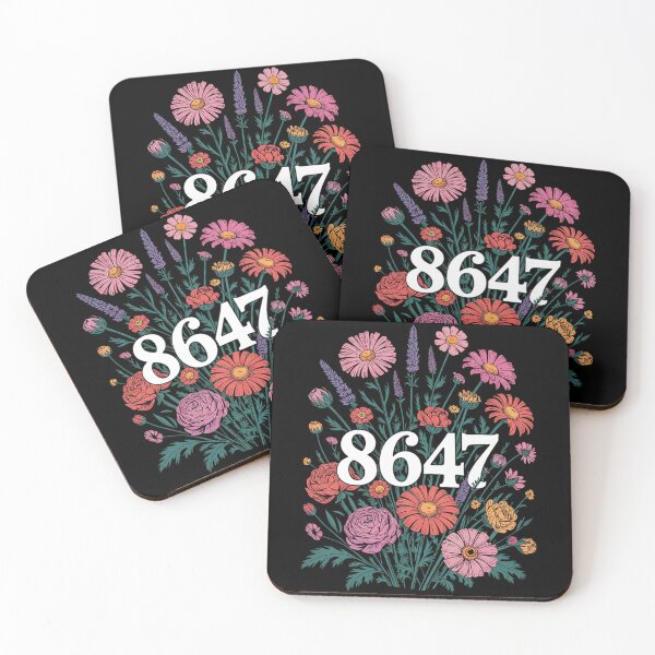 Item preview, 8647 Subtle Anti Trump 86 47 Floral Boho Style1  designed and sold by MonsterBuddiess.