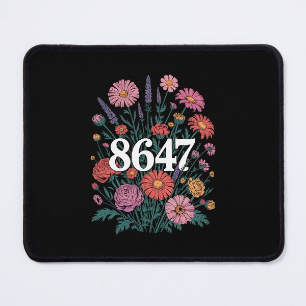 Item preview, 8647 Subtle Anti Trump 86 47 Floral Boho Style1 designed and sold by MonsterBuddiess.