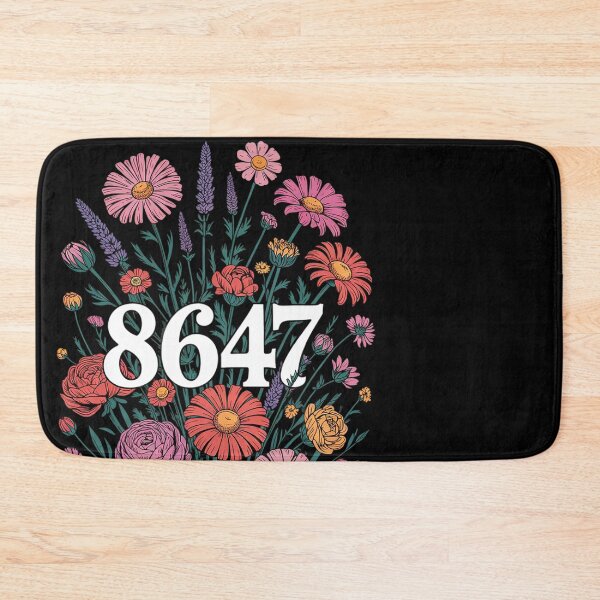 Item preview, 8647 Subtle Anti Trump 86 47 Floral Boho Style1  designed and sold by MonsterBuddiess.