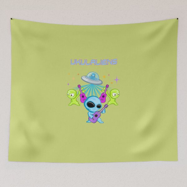 Item preview, 394-Ukulaliens-Ukulele-Club-Original-Logo-With-Text designed and sold by WavaBoyle9.