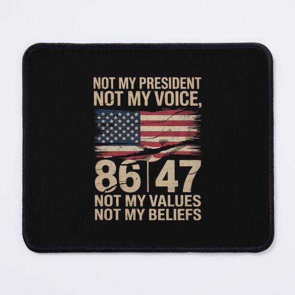 Item preview, America Flag Resist Not My President Anti-Trump 86 47 designed and sold by MonsterBuddiess.