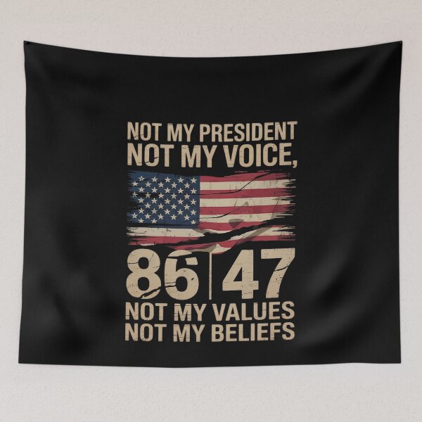 Item preview, America Flag Resist Not My President Anti-Trump 86 47  designed and sold by MonsterBuddiess.