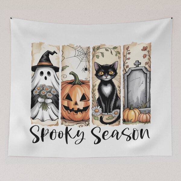 Item preview, Whimsical Quartet - Halloween Art designed and sold by Frame & Fold.