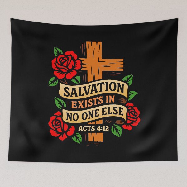 Item preview, Acts 4:12 Salvation Exists In No One Else designed and sold by plushism.