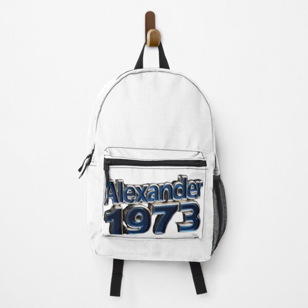 Item preview, Alexander 1973 Classic Chrome Retro Name Design designed and sold by AlexLineArt.
