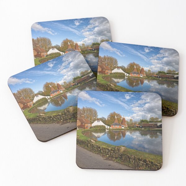 Item preview, (R5Fairbourne Heath Mill Pond and Hop Farm Kent England UK designed and sold by John Gilham - Landscape Photography.
