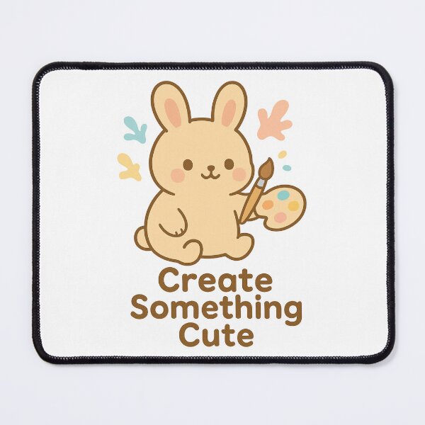 Item preview, Create Something Cute Bunny Artist designed and sold by Kindly Dead.
