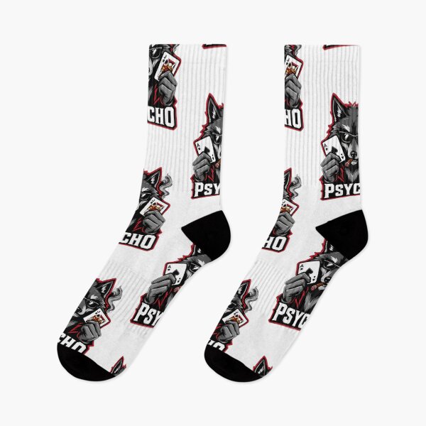 Item preview, Psycho Wolf Poker King – Bold Alpha Design designed and sold by Moriarty's Digital Visions.