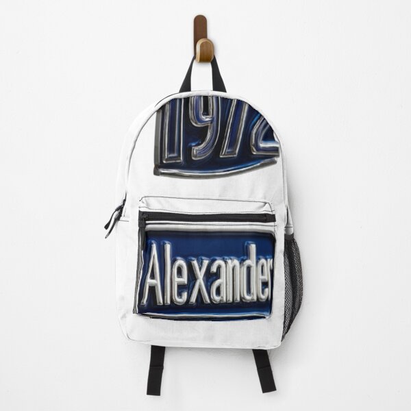 Item preview, Alexander 1972 Classic Chrome Retro Name Design designed and sold by AlexLineArt.