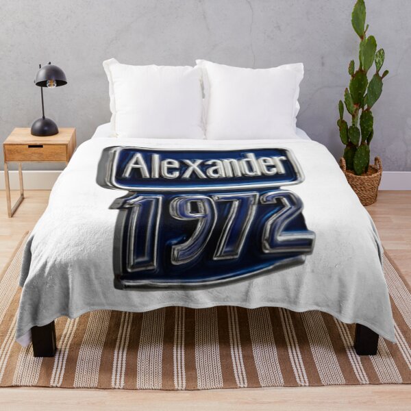 Item preview, Alexander 1972 Classic Chrome Retro Name Design designed and sold by AlexLineArt.
