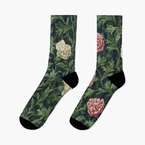 Item preview, Damask Carnation Pink and Cream Floral Pattern designed and sold by Atlas Kai.
