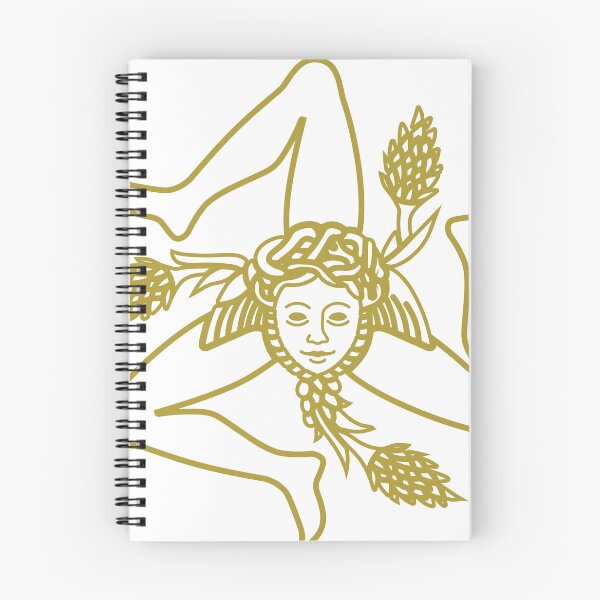Item preview, Gold Trinacria Sicilian Medusa Symbol designed and sold by Freshinkshop.