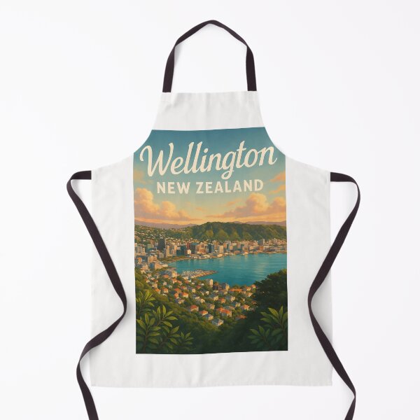 Item preview, Wellington City and Harbour from Mount Victoria, New Zealand designed and sold by Places On Earth.