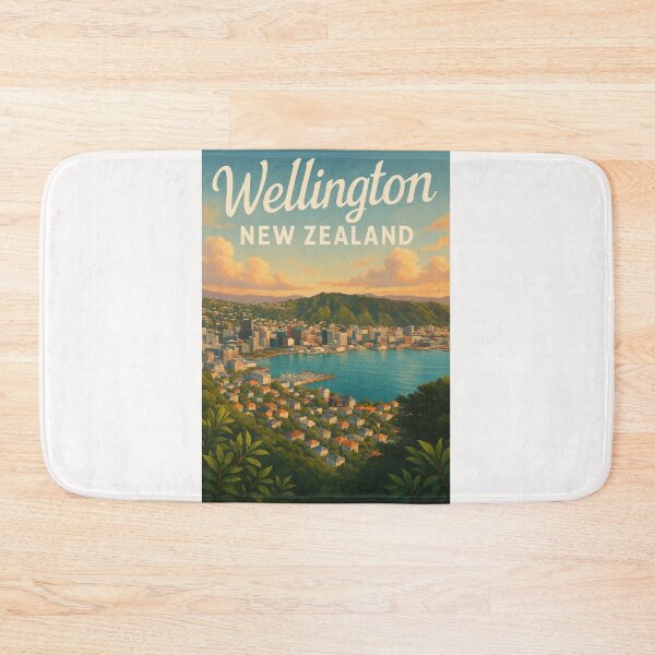 Item preview, Wellington City and Harbour from Mount Victoria, New Zealand designed and sold by Places On Earth.