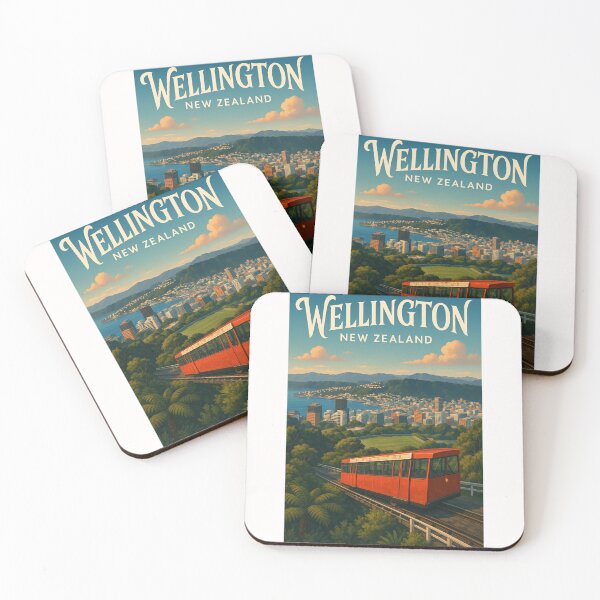 Item preview, Wellington Cable Car Climbing Toward Kelburn Lookout, New Zealand designed and sold by Places On Earth.