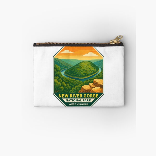 Item preview,  New River Gorge National Park Retro Bridge Sticker designed and sold by Ismeal Von.