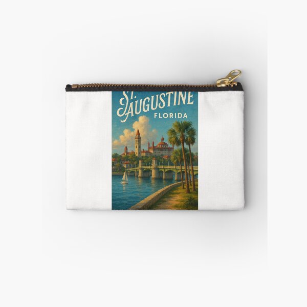 Item preview, Bridge of Lions and Historic Buildings in St. Augustine, Florida designed and sold by Places On Earth.
